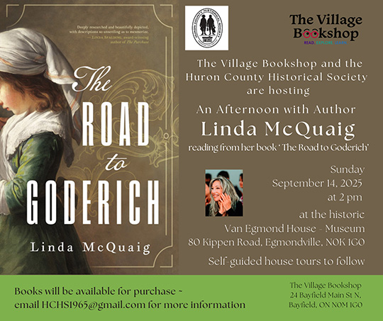 The Road to Goderich Linda McQuaig Book Event
